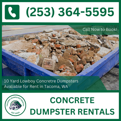 Concrete Dumpster Rental